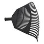 SATURNIA Rastrillo Jardin Plastico Trapezoidal 23 Dientes