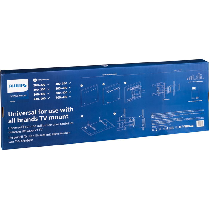 Philips Support mural universel orientable 43-100 pouces Philips Support mural universel orientable 43-100 pouces