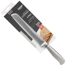Cook Concept Couteau à pain lame 20 cm en acier inoxydable