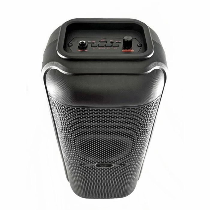 Inovalley Enceinte Karaoké lumineuse KA22-BTH Noir