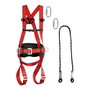 Climax Kit harnais Maxipro avec 2 points d'ancrage, longe 1,5 m et 2 connecteurs Climax30