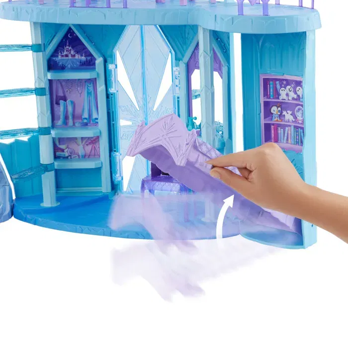 Disney Frozen Palais de glace d'Elsa - Coffret de jeu avec figurine Olaf et plus de 20 accessoires - La Reine des Neiges - Réf. JGG41