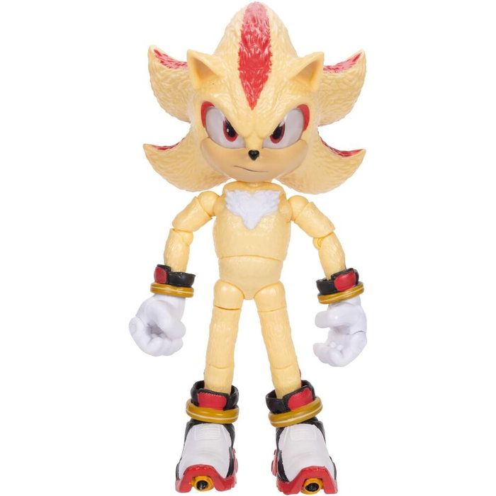 JAKKS PACIFIC Figure articulée Super Shadow - Sonic - 12,5 cm