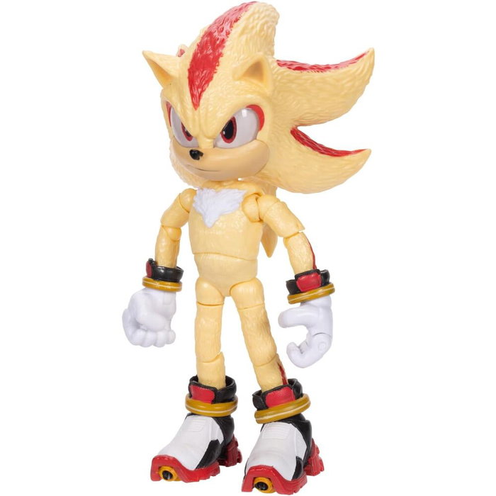 JAKKS PACIFIC Figure articulée Super Shadow - Sonic - 12,5 cm
