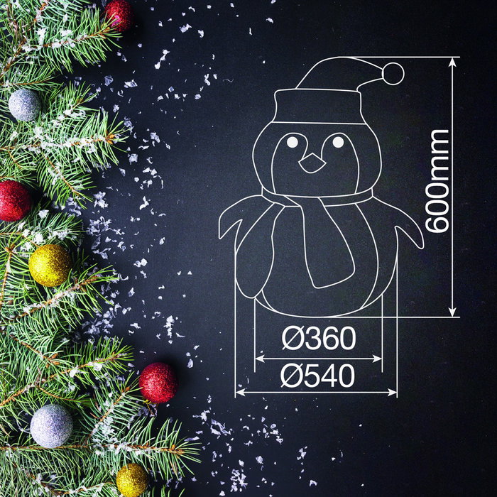 GSC Evolution Pingouin pliable LED 600mm 8 fonctions Lumière chaude