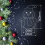 GSC Evolution Pingouin pliable LED 600mm 8 fonctions Lumière chaude