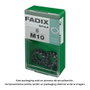 Fadix Boîte de 8 rondelles dentées M 10 en acier