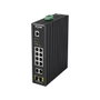 D-Link Switch Industriel Géré PoE 12 Ports Gigabit 10/100/1000 8 Ports PoE 240W L2 Noir