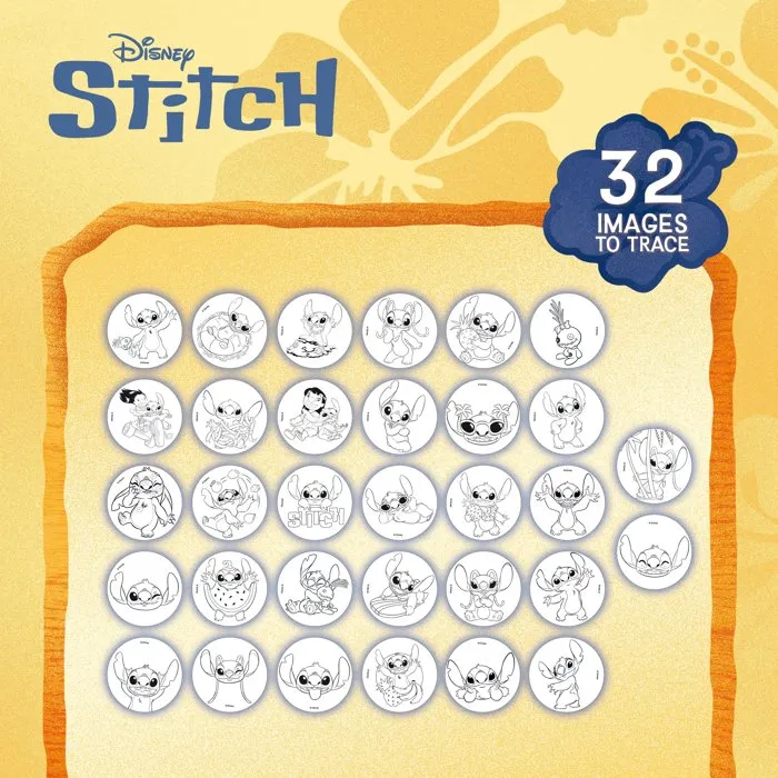 Lisciani Giochi Projecteur de dessins avec accessoires Stitch - 32 images à tracer