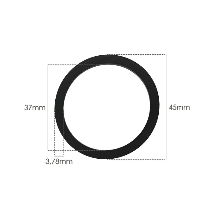 WOLFPACK LINEA PROFESIONAL Joint plat étroit 1 1/2 pouces 37 x 44,5 x 2,5 mm - Sac de 100 unités