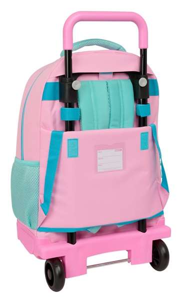 Safta Benetton "Dolce" Mochila avec roues compacte extraible 33x45x22cm