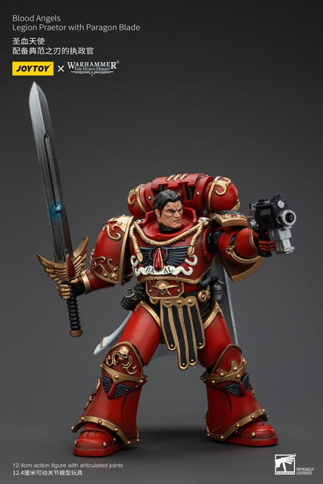 Warhammer The Horus Heresy figurine 1/18 Blood Angels Legion Praetor with Paragon Blade 13 cm Warhammer The Horus Heresy figurine 1/18 Blood Angels Legion Praetor with Paragon Blade 13 cm