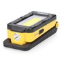 Edm Lampe de travail LED rechargeable 500lm avec base pivotante 180°, batterie lithium 2000mAh, IP44, crochet et aimant
