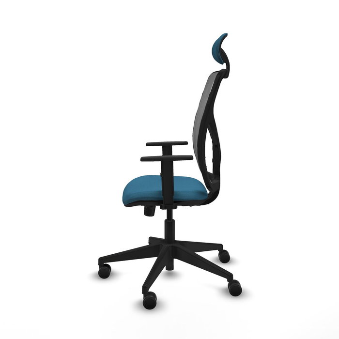 Chaise de Bureau avec Appui-tête Motilla Piqueras y Crespo 1D066N1 Gris Vert pétrole