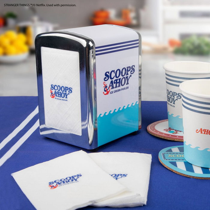 Stranger Things Distributeur de serviettes Scoops Ahoy Stranger Things Distributeur de serviettes Scoops Ahoy