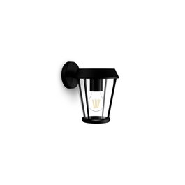 Philips Sunera Aplique mural extérieur E27 25 W noir IP44 lumière vers le bas sans ampoule 20x16,5x22 cm