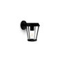 Philips Sunera Aplique mural extérieur E27 25 W noir IP44 lumière vers le bas sans ampoule 20x16,5x22 cm