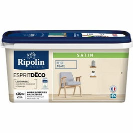 Ripolin Esprit Déco Multi-Supports Beige Agate Satiné 2,5L