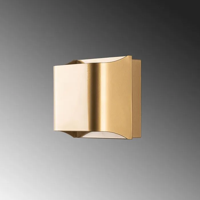 Applique murale Gold en métal doré