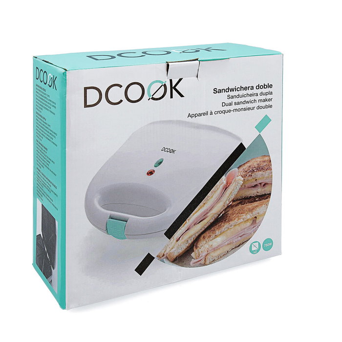 Machine à sandwich Dcook Gallery Blanc 750 W 750 W Machine à sandwich Dcook Gallery Blanc 750 W 750 W