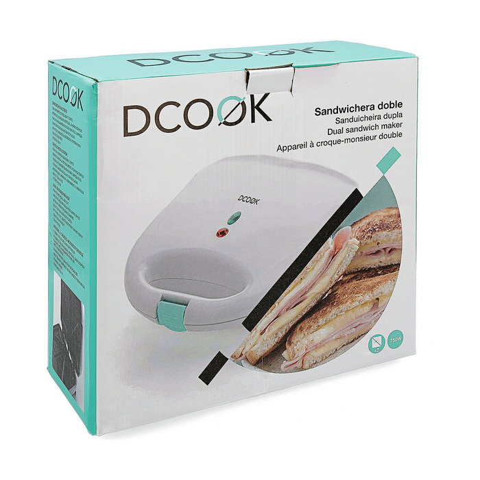 Machine à sandwich Dcook Gallery Blanc 750 W 750 W Machine à sandwich Dcook Gallery Blanc 750 W 750 W