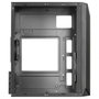 Mars Gaming MC-S1 Boîtier PC Micro-ATX Compact Noir avec Éclairage ARGB et Ventilateur FRGB
