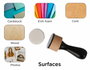 Innspiro Set de 2 outils de mélange d'encres avec 4 éponges de 3 cm de diamètre