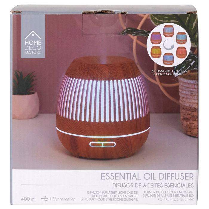 Home Deco Factory Diffuseur LED d'huiles essentielles Home Deco Factory Diffuseur LED d'huiles essentielles