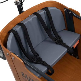 Babboe Coussin pour Caisson de Vélo Cargo Babboe Go Gris