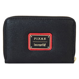 LOUNGEFLY Portefeuille 20e Anniversaire Les Indestructibles Disney Pixar en Cuir Vegan Métallisé avec Paillettes, Fermeture Éclair, 4 Fentes Cartes