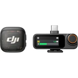 DJI Mic 3 - Kit micro sans fil (1 émetteur + 1 récepteur) - Système léger à double bande avec timecode et contrôle de gain