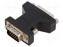 DELOCK Adaptateur DVI-I (24+5) vers VGA D-Sub 15 broches