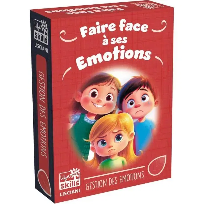 Lisciani Giochi - Jeu de cartes éducatif Gestion des émotions LIFE SKILLS - Cartes illustrées pour enfants 4 ans et plus - Intelligence émotionnelle Lisciani Giochi - Jeu de cartes éducatif Gestion des émotions LIFE SKILLS - Cartes illustrées pour enfants 4 ans et plus - Intelligence émotionnelle