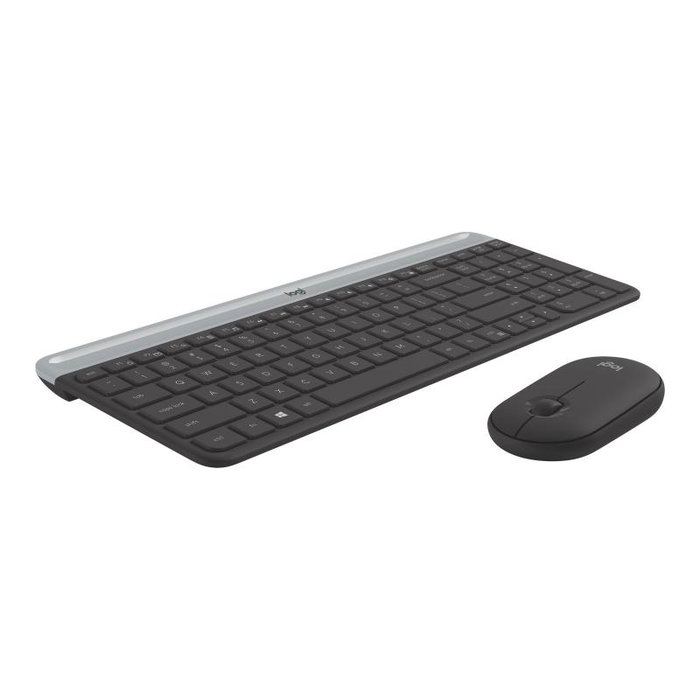 Logitech MK470 Slim Combo sans fil, QWERTZ Allemand, Graphite
