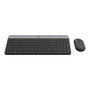 Logitech MK470 Slim Combo sans fil, QWERTZ Allemand, Graphite