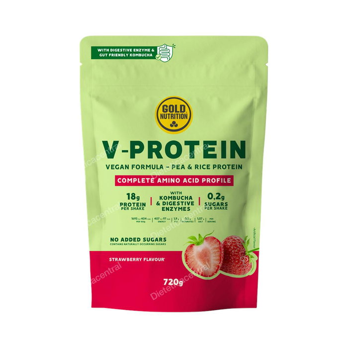 GOLD NUTRITION V-PROTEIN fraise 720g GOLD NUTRITION V-PROTEIN fraise 720g