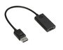HP Adaptateur DisplayPort vers HDMI True 4K - Mâle/Femelle - Noir