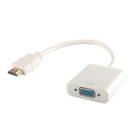 Savio Adaptateur HDMI vers VGA CL-27 Blanc