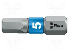 WERA Embout de tournevis Hex 5mm 1/4 inch 25mm