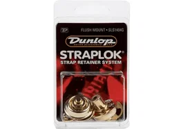 DUNLOP Bouton de courroie STRAPLOK® Flush Mount (Paire) - Doré