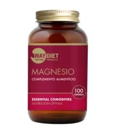 Waydiet Natural Products Magnesio 100 comprimés, complément alimentaire magnésium, anti-fatigue, métabolisme énergétique, vegan