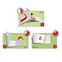 Couverture de livre adhésive Grafoplas Transparent PVC 5 Unités 31 x 53 cm