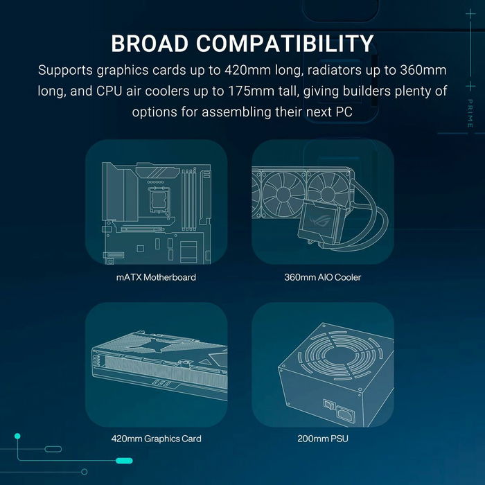 Boîtier ATX semi-tour Asus 90DC00P0-B19000 Noir Boîtier ATX semi-tour Asus 90DC00P0-B19000 Noir