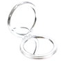 Home Deco Factory Lot de 2 miroirs de poche avec étui, modèles assortis
