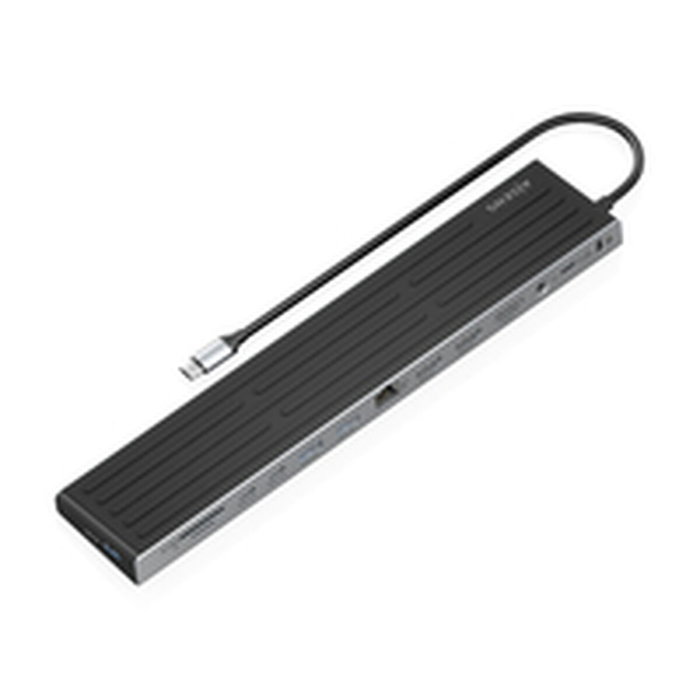 Hub USB Aisens ASUC-13P042-GR Gris 100 W