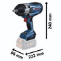 Bosch GDS 18V-1000 Professional Clé à choc sans fil avec 2x batteries 5,5 Ah
