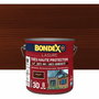 Bondex - Lasure extérieure haute protection 8 ans indice UV 30 chêne foncé satin - 2,5 litres - Pour la protection et décoration des bois extérieurs