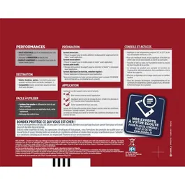 Bondex - Lasure extérieure haute protection 8 ans indice UV 30 chêne foncé satin - 2,5 litres - Pour la protection et décoration des bois extérieurs