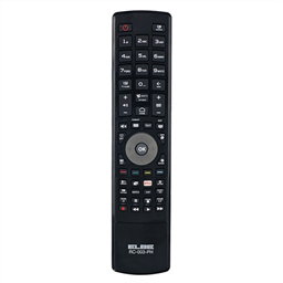 Elbe RC-003-PH Télécommande universelle de remplacement pour TV Philips - Compatible avec les modèles Plasma, LED et LCD - Conception ergonomique