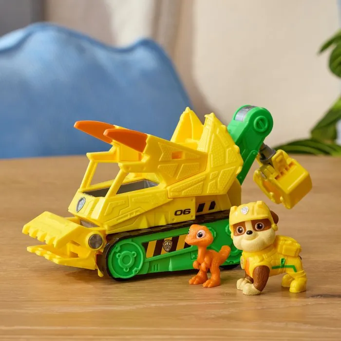 Paw Patrol Véhicule et Figurine Ruben - Mission Dino